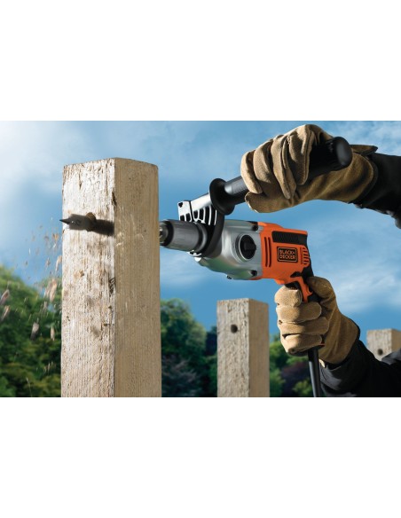 KR911K-QS - Taladro percutor de 910W con 2 velocidades mecánicas