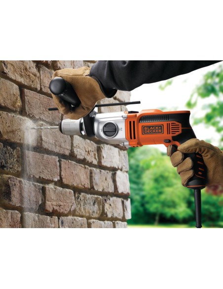 KR911K-QS - Taladro percutor de 910W con 2 velocidades mecánicas