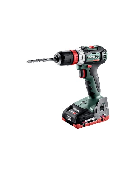TALADRO ATORNILLADOR + 2 BATERIAS 18V + CARGADOR + MALETIN METABO 602327800 BS 18 L BL Q