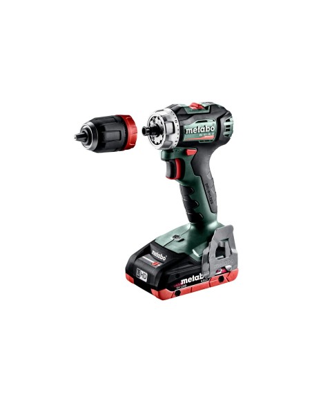 TALADRO ATORNILLADOR + 2 BATERIAS 18V + CARGADOR + MALETIN METABO 602327800 BS 18 L BL Q