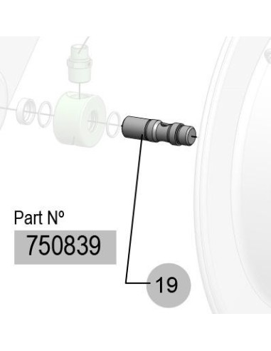 750839, EJE 3/4BSP HD-HV/ND