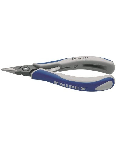 Alicate de precisión de montaje para electrónica con fundas multicomponentes bruñido 135 mm KNIPEX 34 22 130