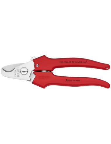 Tijeras cortacables mangos con revestimiento de plástico con revestimiento de plástico 165 mm KNIPEX 95 05 165