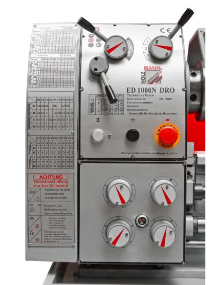 Torno para metal | ED1000NDIG_400V Holzmann
