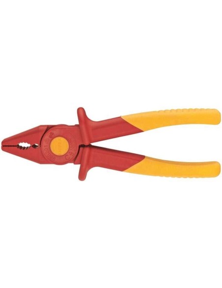 Alicate de presión de plástico aislante con zona de plástico blando para un agarre seguro plástico 180 mm KNIPEX 98 62 01