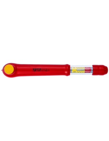 Llave dinamométrica con cuadradillo externo, reversible 385 mm (cartulina autoservicio/blíster) KNIPEX 98 33 50