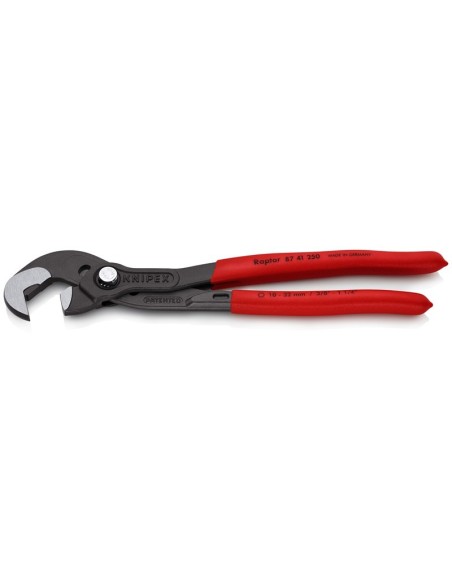 Llave múltiple ajustable recubiertos de plástico antideslizante gris atramentado 250 mm KNIPEX 87 41 250