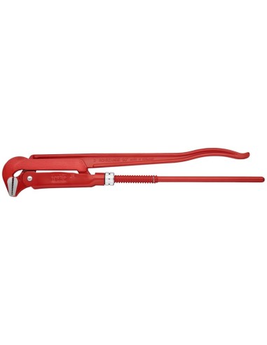 Llave para tubos 90° recubierto de pintura pulverizada, rojo 560 mm KNIPEX 83 10 020