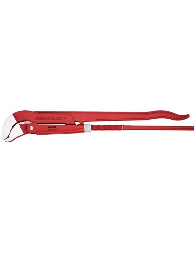 Llave para tubos en forma de S recubierto de pintura pulverizada, rojo 680 mm KNIPEX 83 30 030