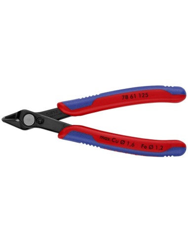 Electronic Super Knips con fundas multicomponentes bruñido 125 mm KNIPEX 78 61 125
