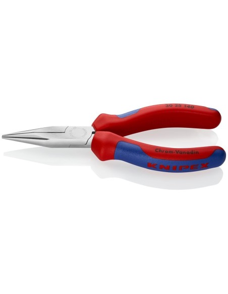Alicate de boca larga con fundas multicomponentes cromado 140 mm KNIPEX 30 25 140