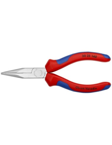 Alicate de boca larga con fundas multicomponentes cromado 140 mm KNIPEX 30 25 140