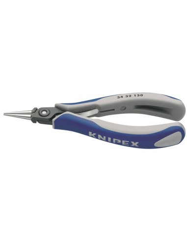 Alicate de precisión de montaje para electrónica con fundas multicomponentes bruñido 135 mm KNIPEX 34 32 130
