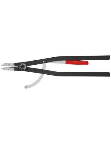 Alicate para arandelas para arandelas interiores en taladros recubierto de pintura pulverizada, negro 580 mm KNIPEX 44 10 J6