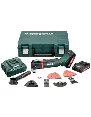 MULTIHERRAMIENTA A BATERÍA 18V + 2 BATERÍAS + CARGADOR + MALETÍN, METABO 613021510 MT 18 LTX Compact