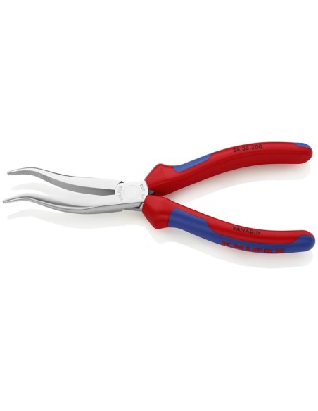 Alicate para mecánicos con fundas multicomponentes cromado 200 mm KNIPEX 38 35 200