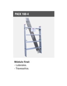 PACK-160-4 | Módulo final para andamio RAPIDO 160