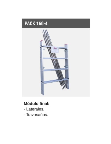 PACK-160-4 | Módulo final para andamio RAPIDO 160