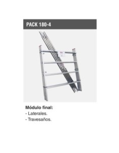PACK-180-4 | Módulo final para andamio RAPIDO 180
