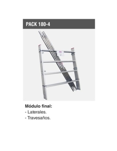 PACK-180-4 | Módulo final para andamio RAPIDO 180
