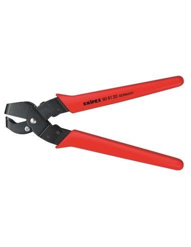 Alicate para cortes en U con fundas de plástico bruñido 250 mm KNIPEX 90 61 20