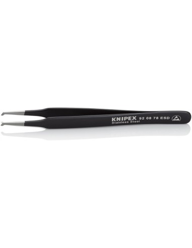 Pinzas de precisión SMD 118 mm KNIPEX 92 08 78 ESD