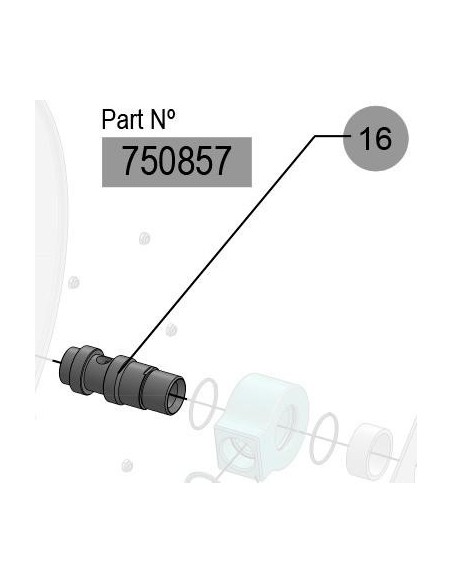 750857, EJE 1-1/2BSP P/X-HD