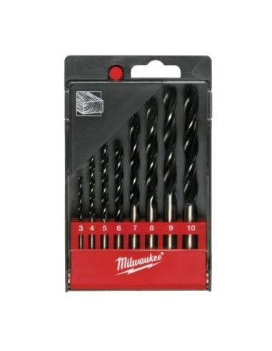 MILWAUKEE 4932352465 Juegos de brocas de 3 puntas DIN 7487 E