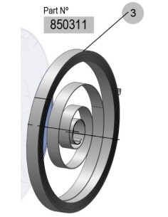 850311, RESORTE ENR.MONOBRAZO HD 15m