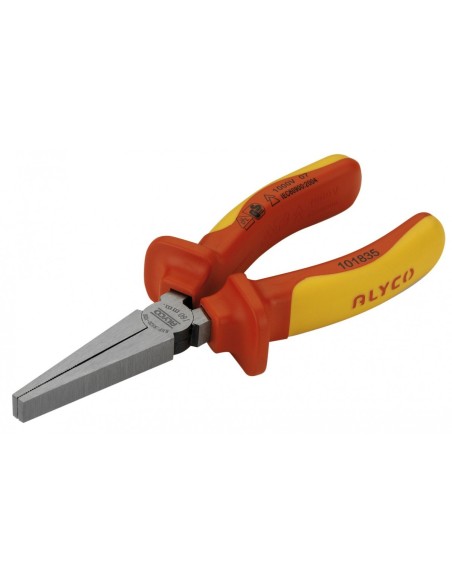 ALYCO 101835 Alicate de bocas planas aislado vde