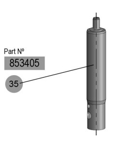 VÁSTAGO MOTOR Ø45mm (PM45-6,1/PM60-12,1)