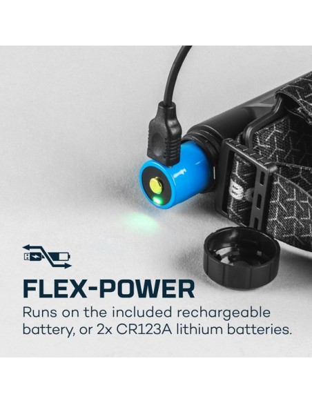 EINSTEIN 1500 FLEX - Foco frontal recarg/pilas 1000LM