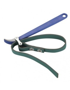Alyco 111330 llave acero forjado con cinta de cuero