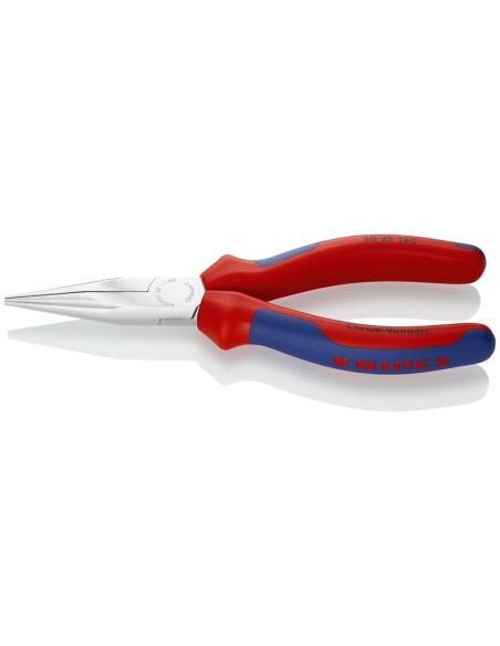 Alicate de boca larga con fundas multicomponentes cromado 160 mm KNIPEX 30 25 160