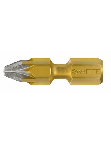 Punta Pozidriv (PZ) BITFLEX DIAMOND guía 1/4 corta