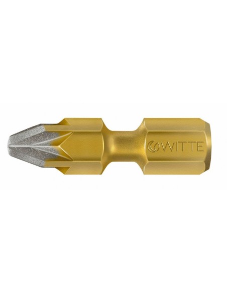 Punta Pozidriv (PZ) BITFLEX DIAMOND guía 1/4 corta