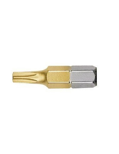 Punta Torx STANDARD TIN guía 1/4 corta