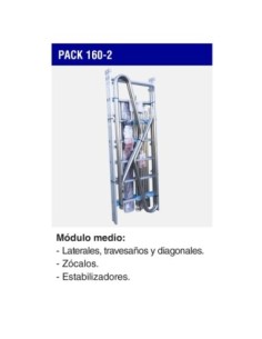 PACK-160-2 | Módulo medio para andamio RAPIDO 160