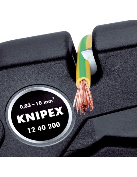 Pelacables autoajustable 200 mm KNIPEX 12 40 200 EAN