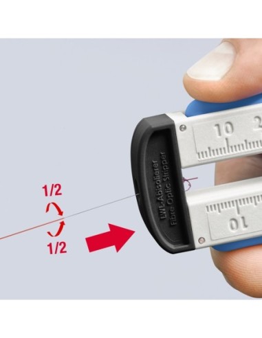 Pelacables para cables de fibra óptica 190 mm KNIPEX 12 85 110 SB