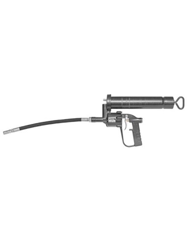 PISTOLA DE ENGRASE NEUMÁTICA, 500 CC, EXTENSIÓN FLEXIBLE