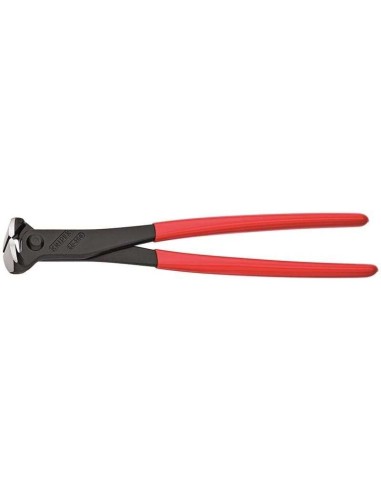 Alicate de corte frontal recubiertos de plástico negro atramentado 280 mm KNIPEX 68 01 280 EAN