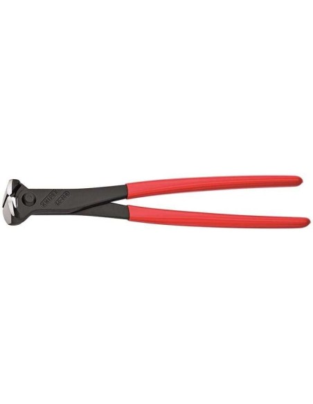 Alicate de corte frontal recubiertos de plástico negro atramentado 280 mm KNIPEX 68 01 280 EAN