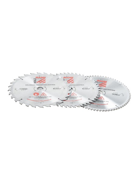 Set de 3 discos TCT en maletín aluminio | KSB300SET Holzmann