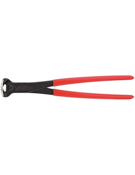 Alicate de corte frontal recubiertos de plástico negro atramentado 280 mm KNIPEX 68 01 280 EAN