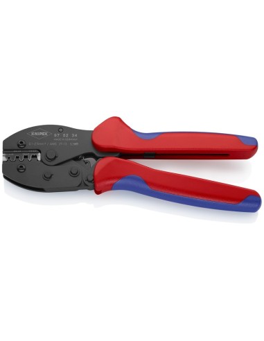 PreciForce Alicate para crimpar terminales con fundas multicomponentes bruñido 220 mm KNIPEX 97 52 34