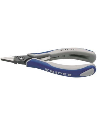 Alicate de precisión de montaje para electrónica con fundas multicomponentes bruñido 135 mm KNIPEX 34 12 130