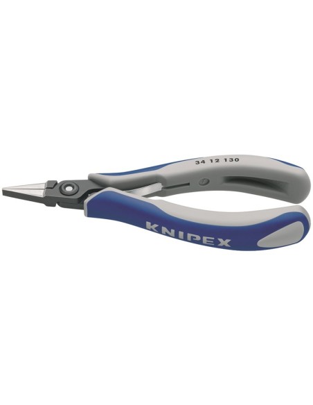 Alicate de precisión de montaje para electrónica con fundas multicomponentes bruñido 135 mm KNIPEX 34 12 130