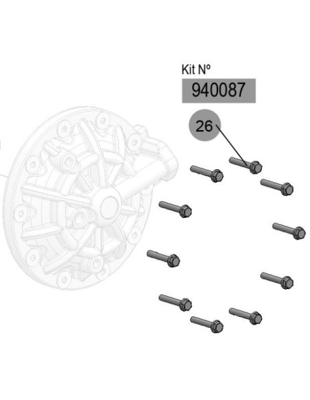 TORNILLO HEX. M8x50 DIN6921-A2