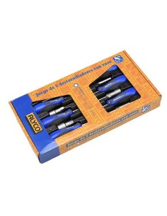ALYCO 119085 Juego de 6 destornilladores con vaso hexagonal